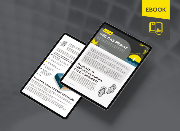 Mockup of tablets reflecting the e-book's internal content